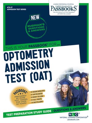 cover image of OPTOMETRY ADMISSION TEST (OAT)